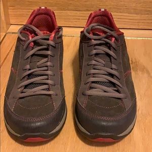 Dansko brown suede sneakers